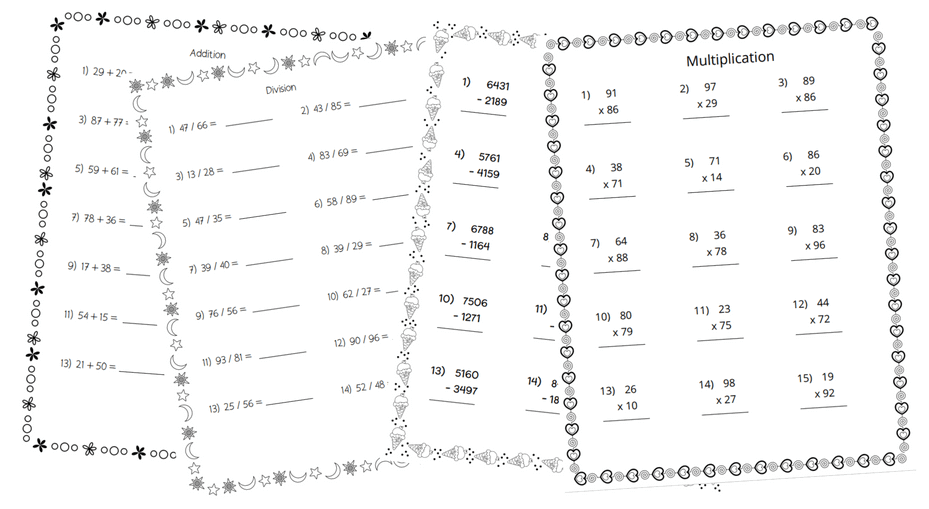 Kidz Math Printables Review - Your Products