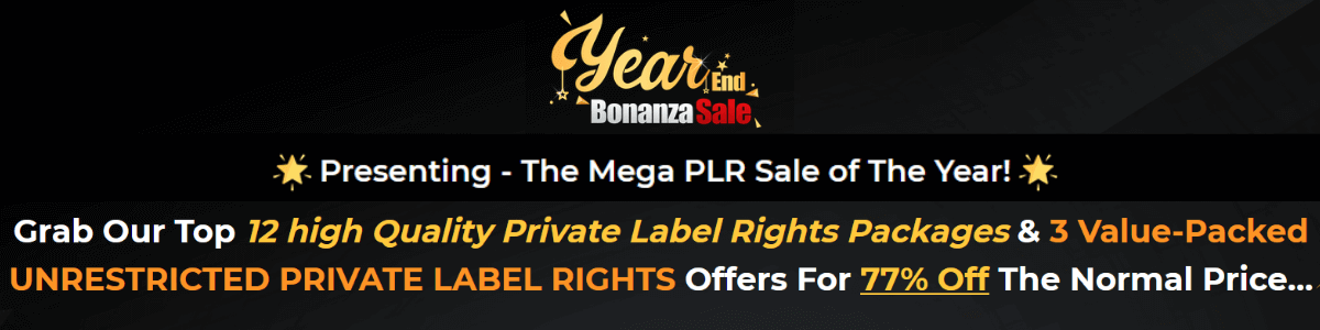 Year End Bonanza Sale Review - Banner