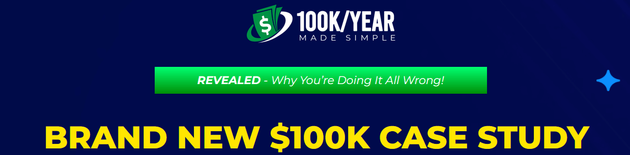 100k ayear made simple banner